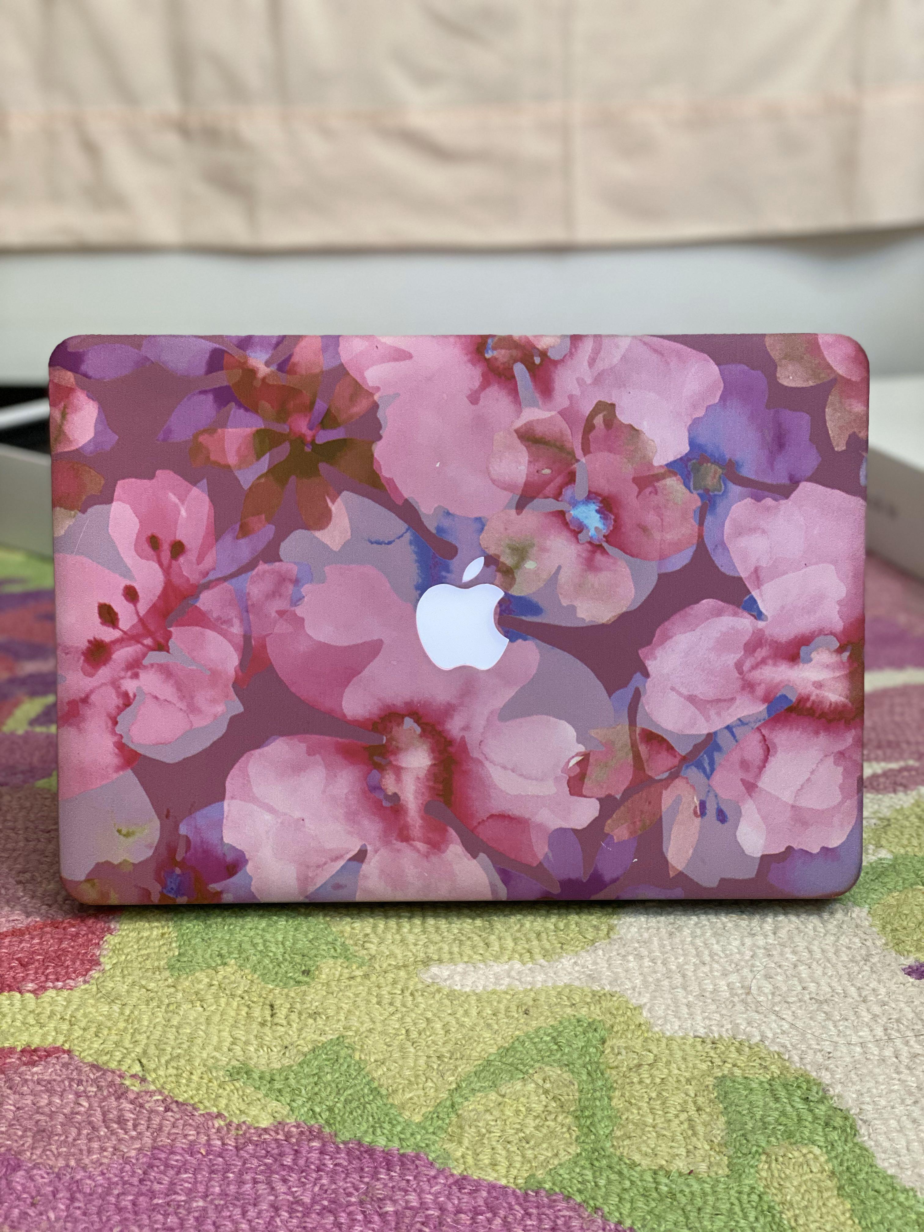 floral macbook case