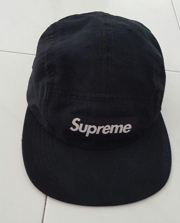 Supreme raw silk camp cap hotsell