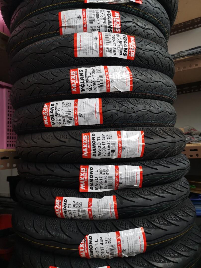 Tayar Maxxis Diamond And Volans Motorcycles Motorcycle Accessories On Carousell