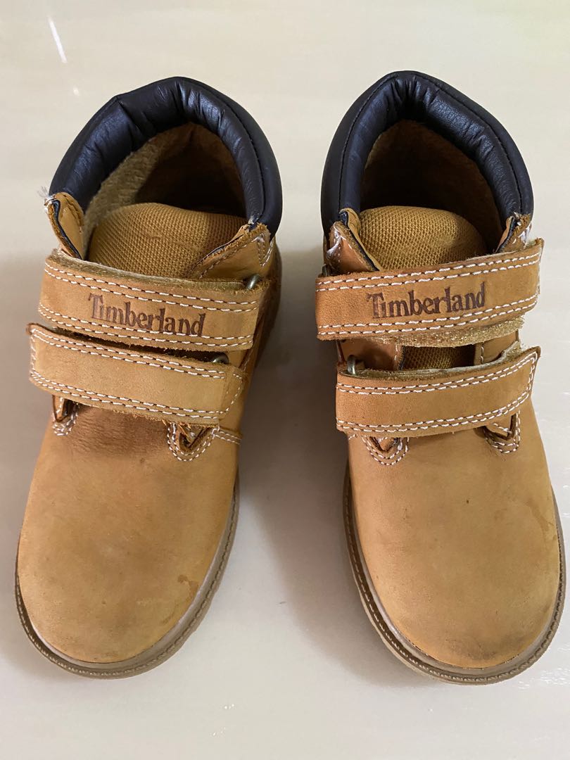 timberland velcro boots