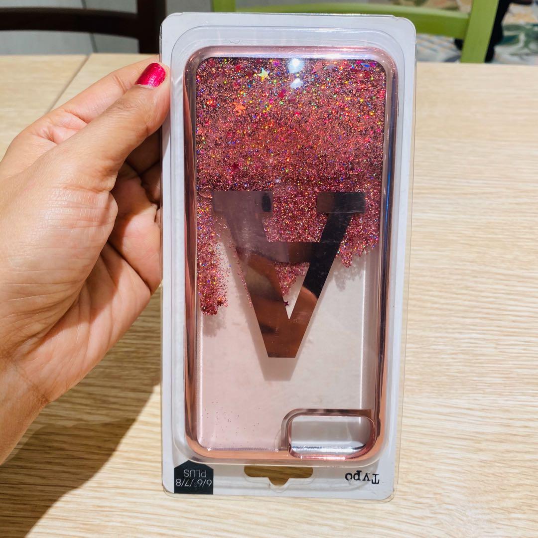 TYPO SHOP HK IPHONE 6/7/8 PLUS CASE (Category: Cases & Sleeves) located in Makati City. Submitted by girlsstuffsquad (Listing ID 271762651, Image 2). Description: On hand in Manila Flowing glitter case Payments: BDO transfer Delivery: JRS, GRAB, LALAMOVE.
