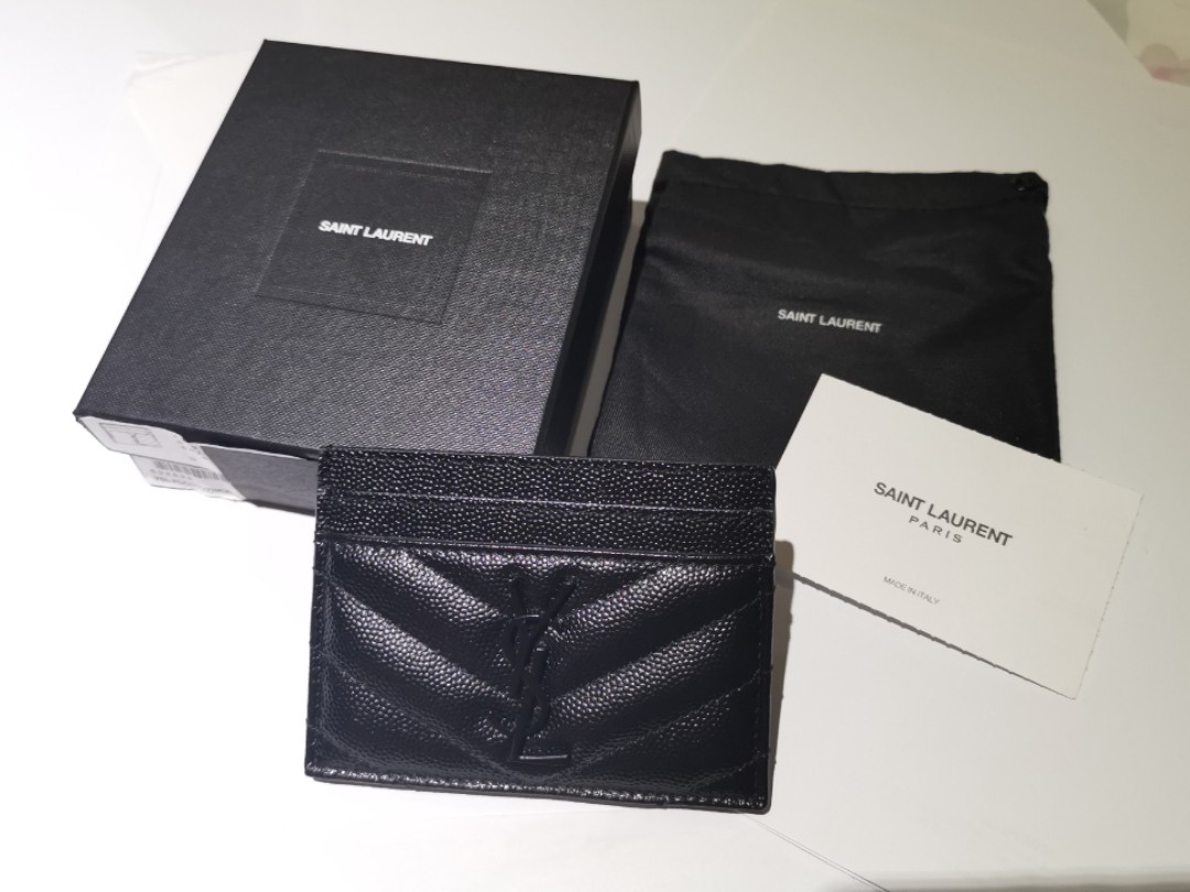 Yves Saint Laurent Card Holder, Women's Fashion, Bags & Wallets