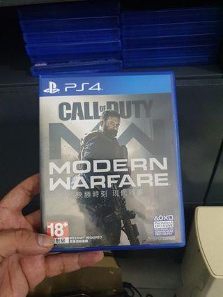 PS4 Call Of Duty modern warfare