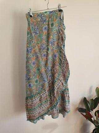 Boho Wrap Skirt