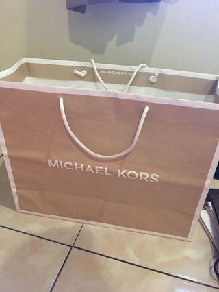 Paperbag michael kors paper bag michael kors original authentic asli
