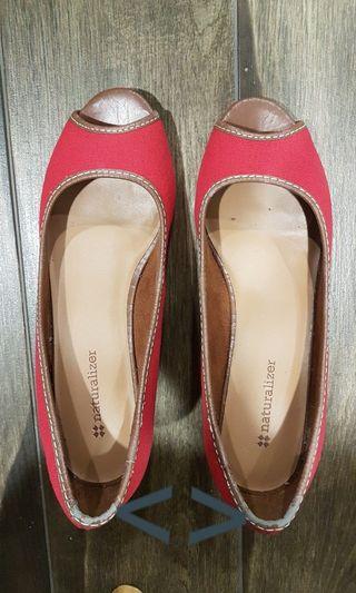 Red Wedge Shoes