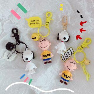 Charlie Brown Snoopy Keychain