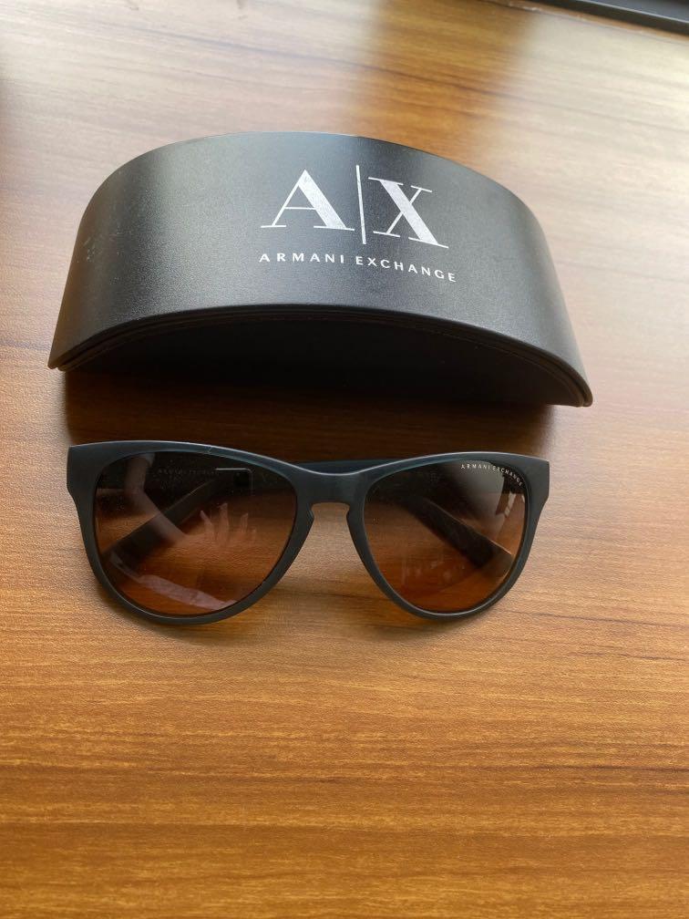 armani exchange blue sunglasses