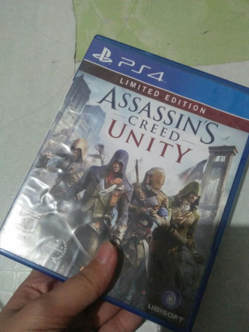 Assassin S Creed Unity Original Ps4 Cd Slightly Used Video Gaming Video Games On Carousell