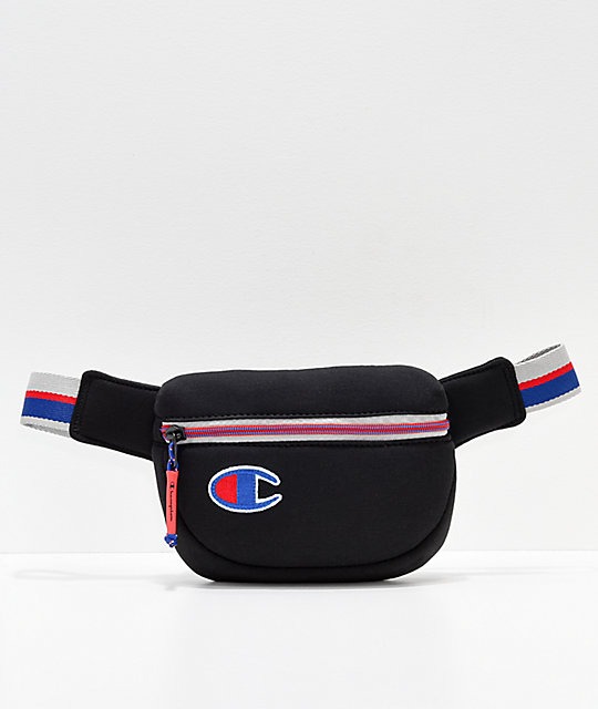 champion the attribute black fanny pack