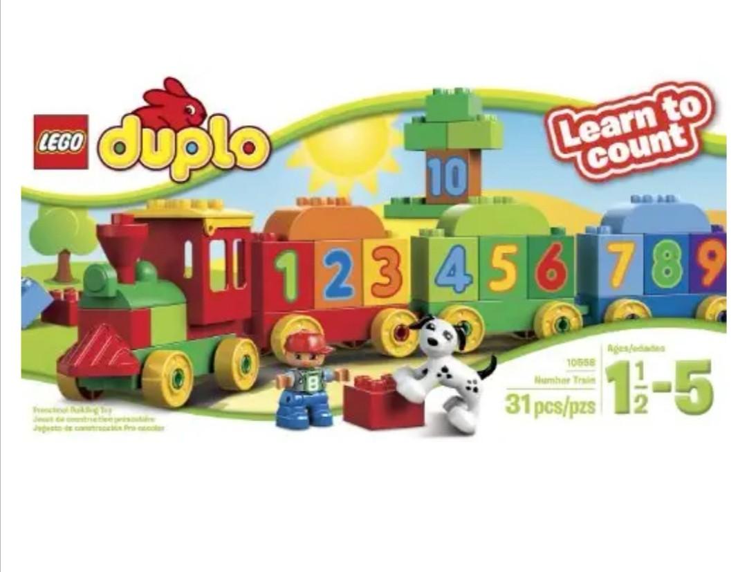 duplo number train set