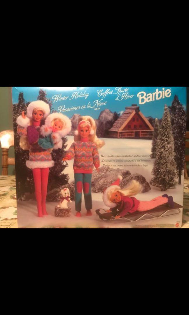 Barbie winter holiday shop