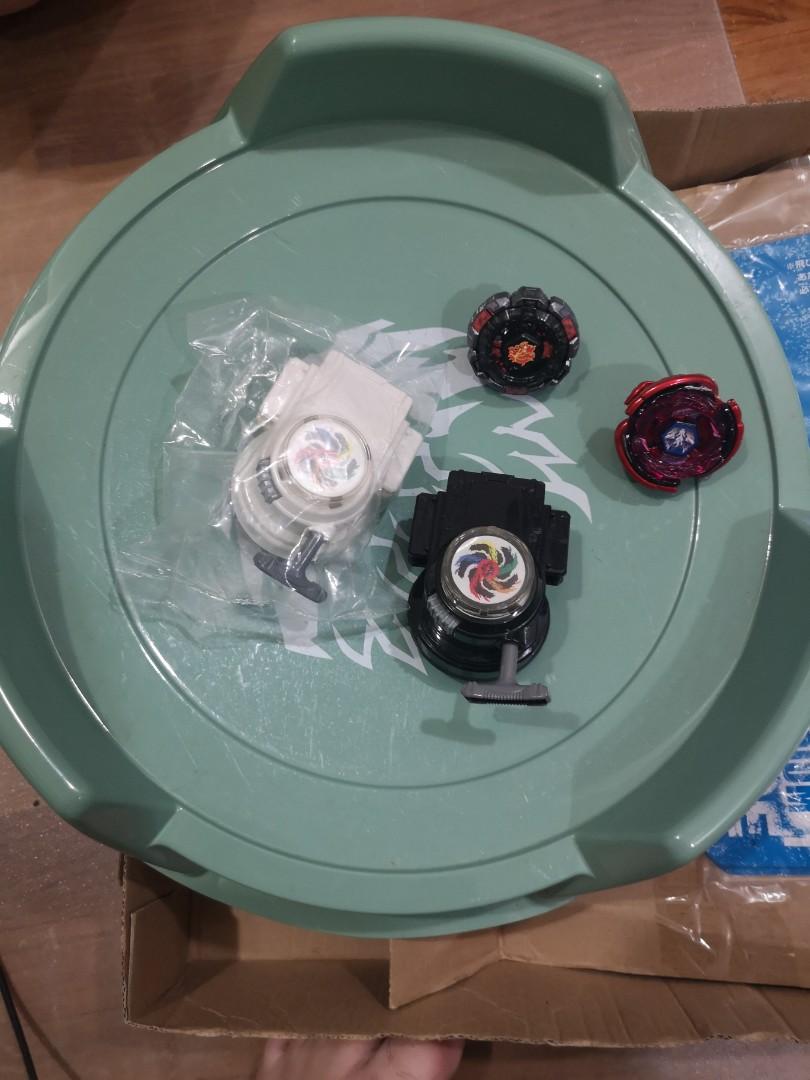 Beyblade Pegasis Leone Rev Up Launcher VS Set Hobbies Toys
