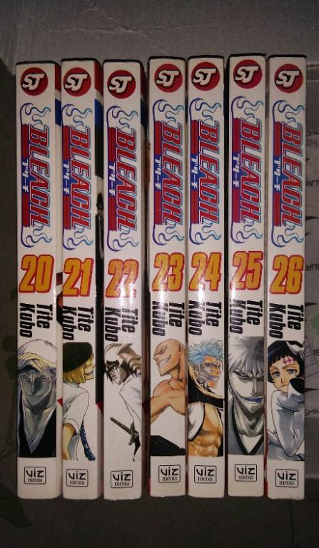 Bleach Manga Volumes 20 26 English Format Books Comics Manga