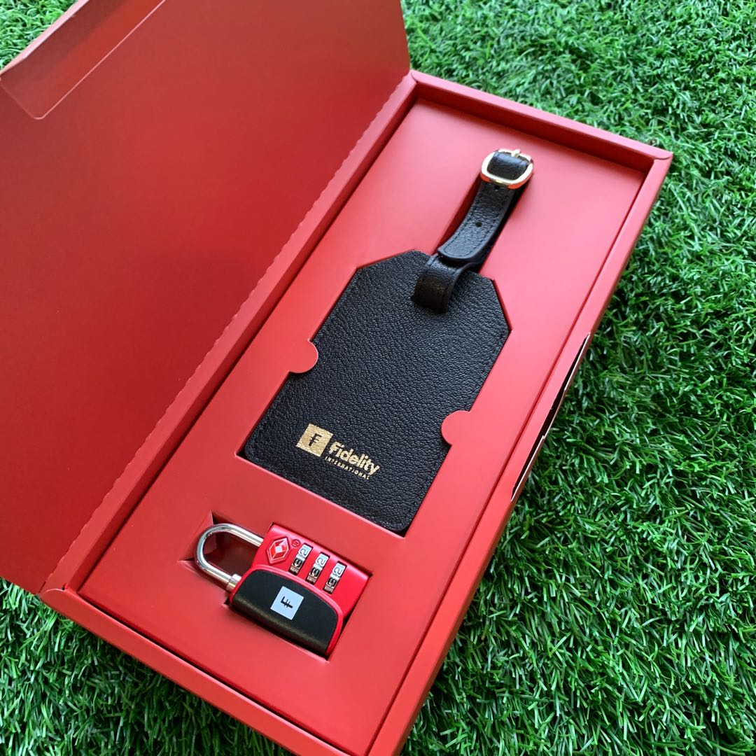 BNIB Luggage Tag and Combination Lock, Hobbies & Toys, Travel, Travel