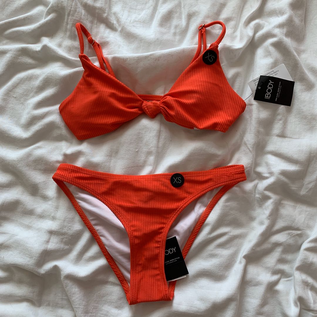 Red bikini cotton on clearance