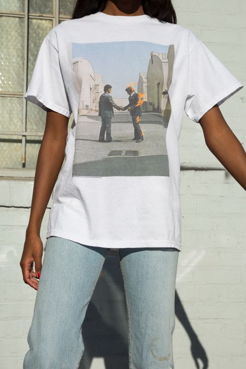 brandy melville pink floyd graphic tee 