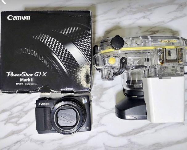 Canon Powershot G1 X Mark Ii Canon Wp Dc53 Underwater Case Photography Cameras Digital Cameras On Carousell