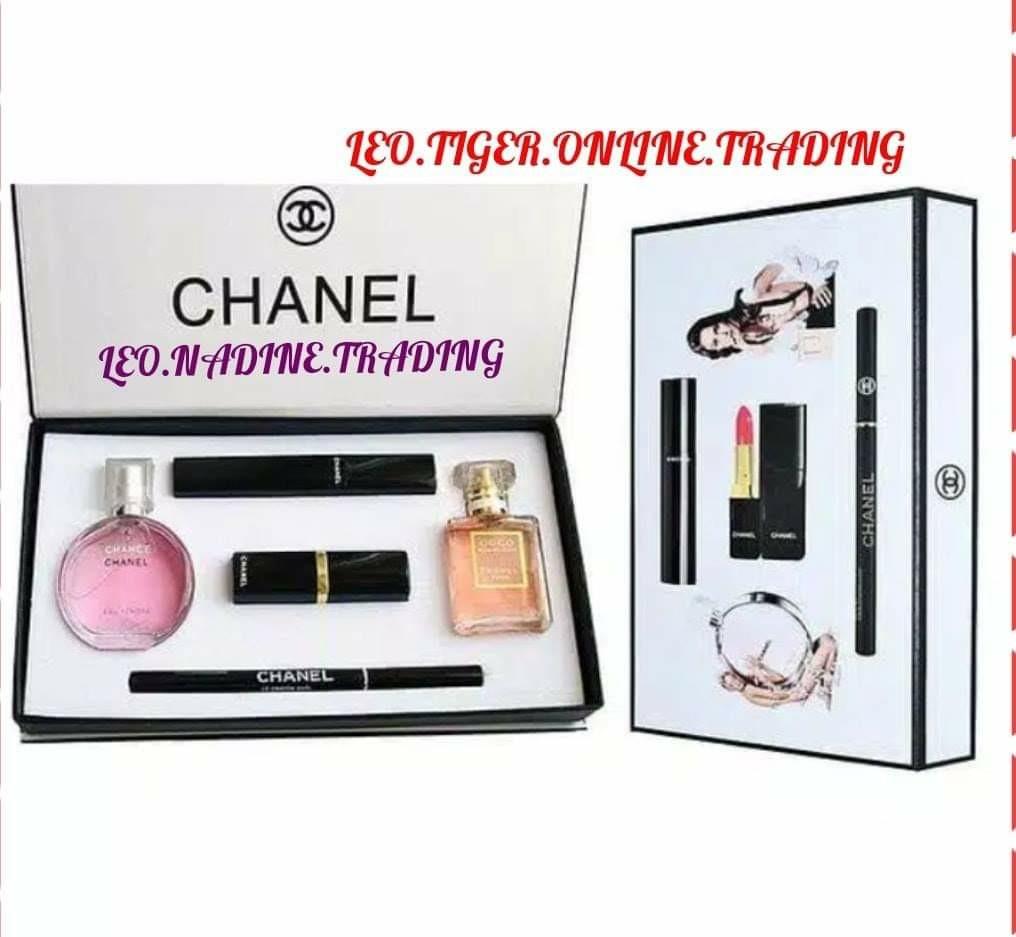 CHANNEL PERFUME Gift Set 5 in 1 Chanel 5 IN 1 Gift Set-Makeup
