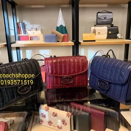 Coach Melody Shoulder Bag with Quilting