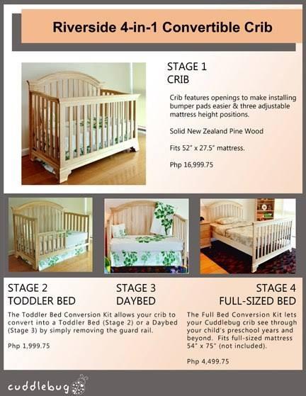 Riverside 4 cheap in 1 crib