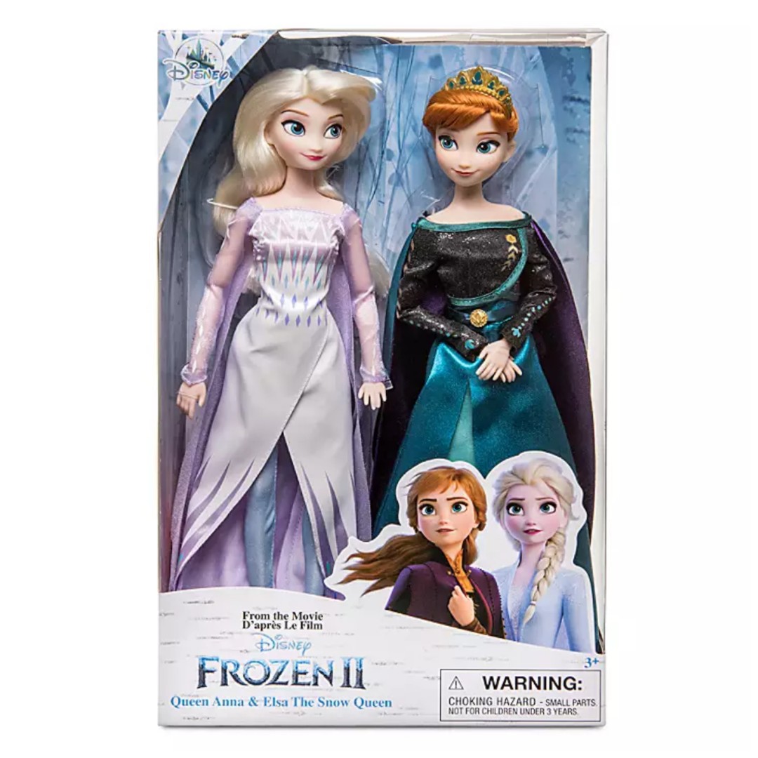 Disney Frozen 2 Queen Anna And Snow Queen Elsa Classic Doll Set By