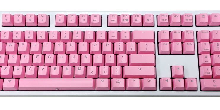 Ducky Shine Pink Edition White LED 機械鍵盤, 手提電話, 電話及其他裝置配件, 其他電子周邊配件及產品-  Carousell