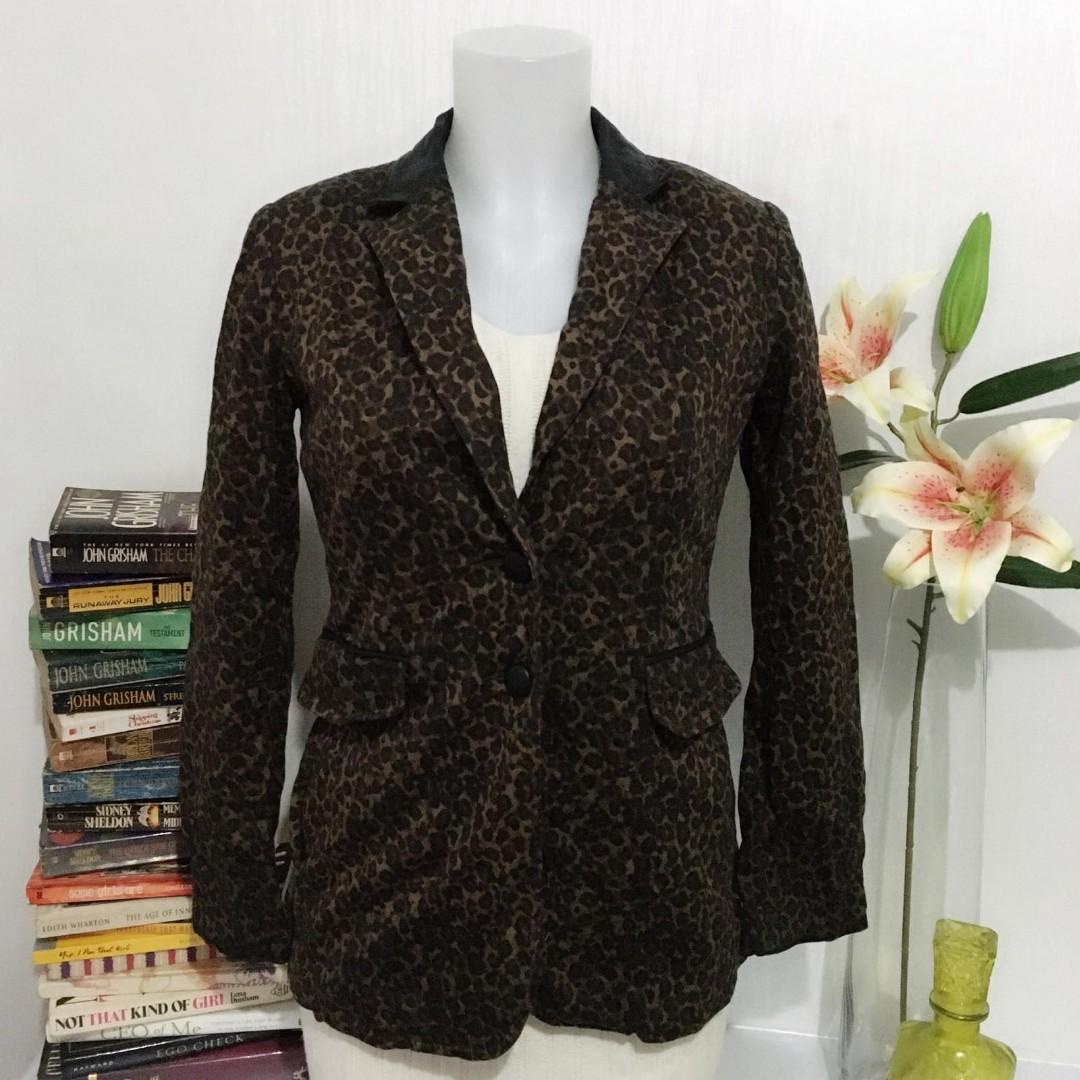 Etcetera Printed Long Coat/Blazer 