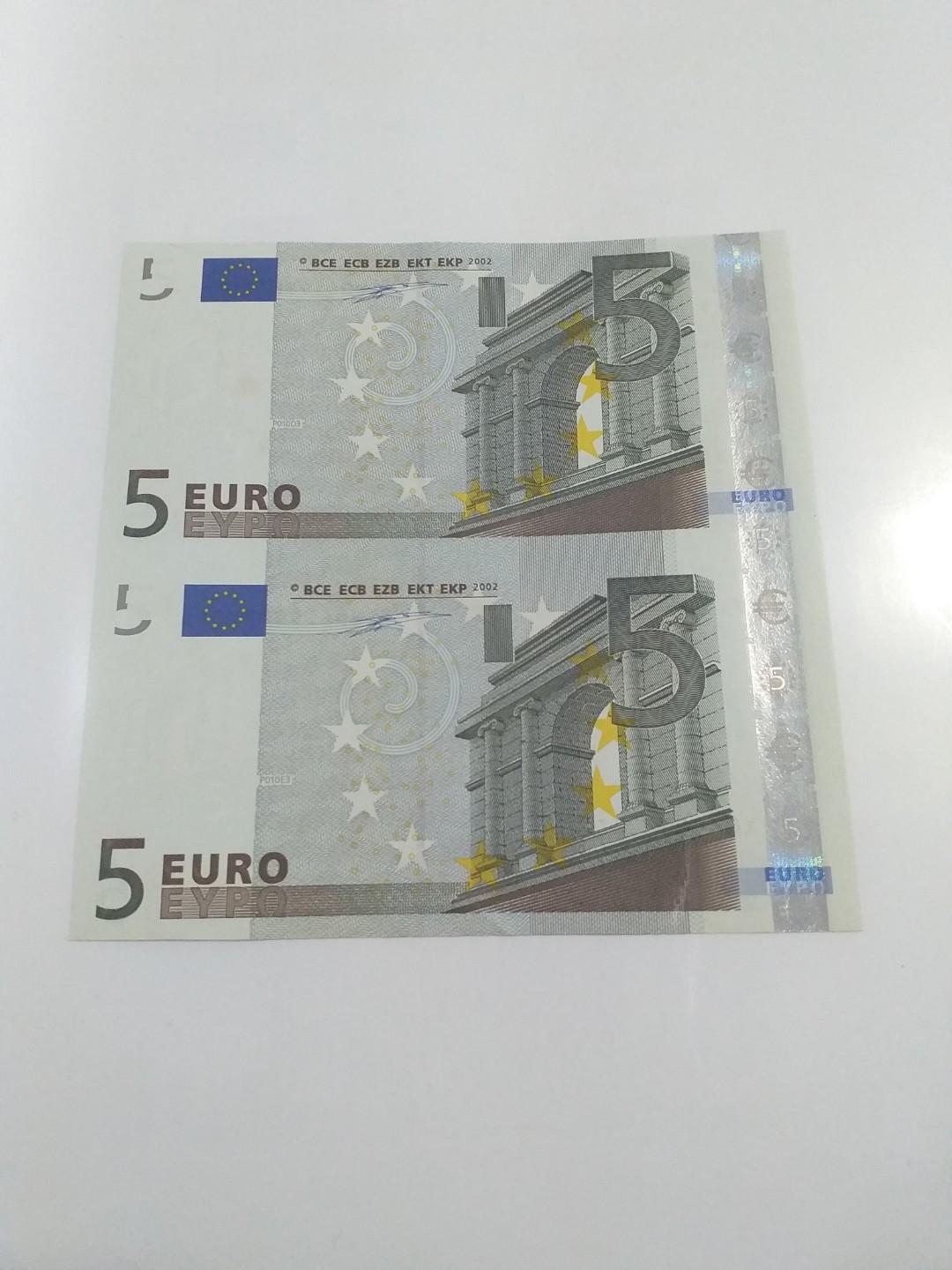 Euro European Union Lot 3 Pieces Uncut Euro 5 2 In 1 Euro 5 3 In 1 And Euro 10 3 In 1 Vintage Collectibles Currency On Carousell