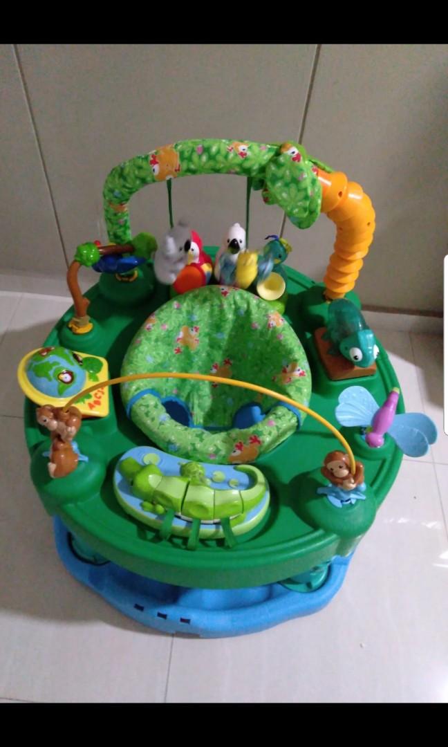 Evenflo animal hotsell planet exersaucer