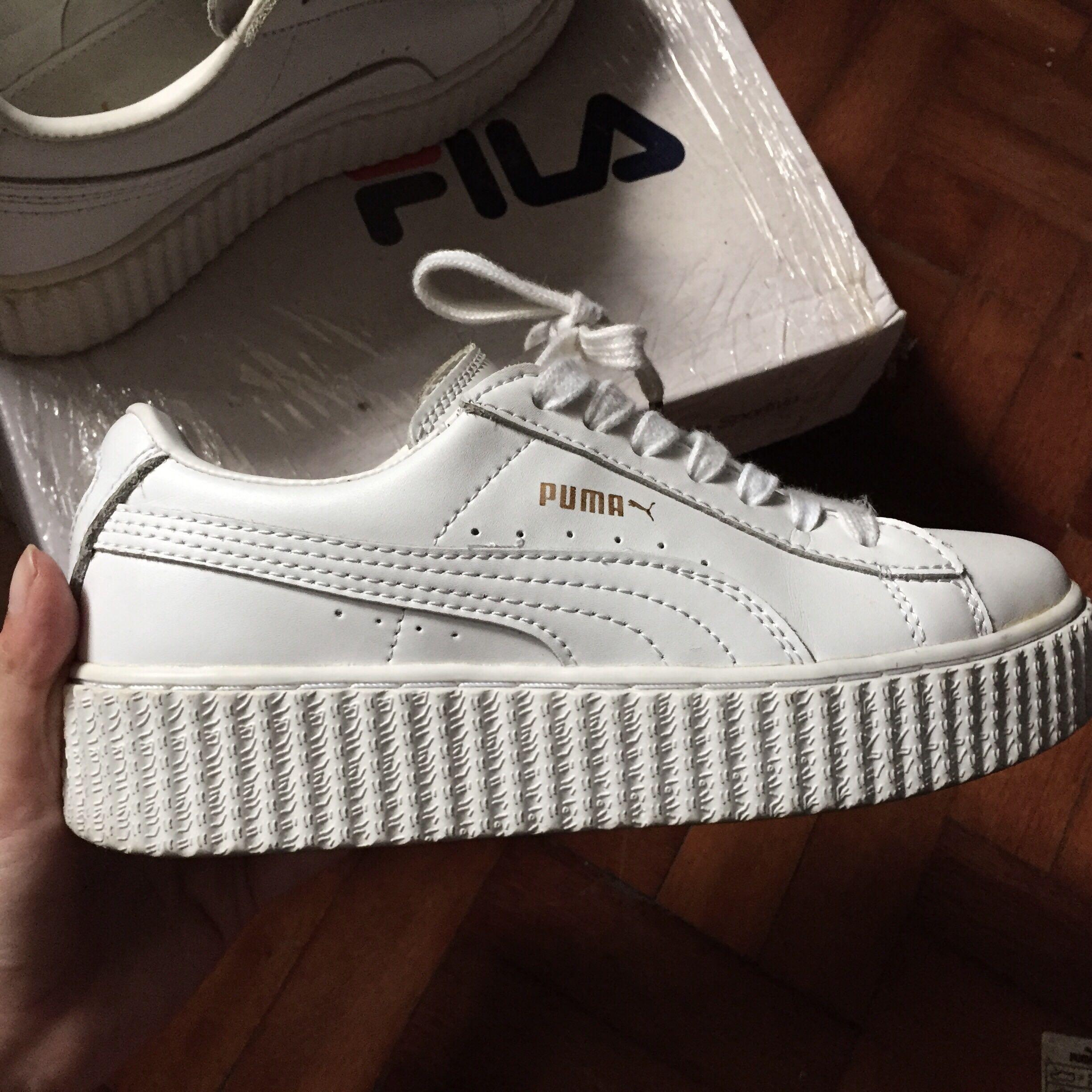 fenty puma white sneakers