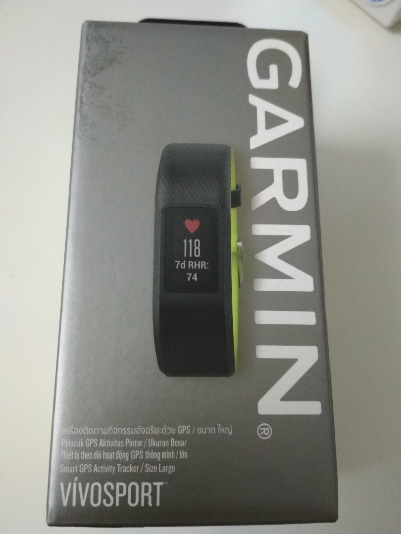 Garmin Vivosport BNIB Limelight Large Mobile Phones Gadgets