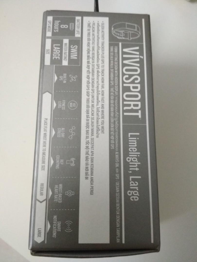 Garmin vivosport limelight sales large