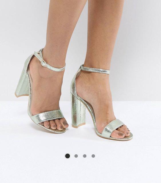green block heels uk
