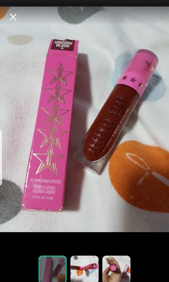 Jeffree Star Velour Liquid Lipstick Unicorn Blood Health Beauty Makeup On Carousell