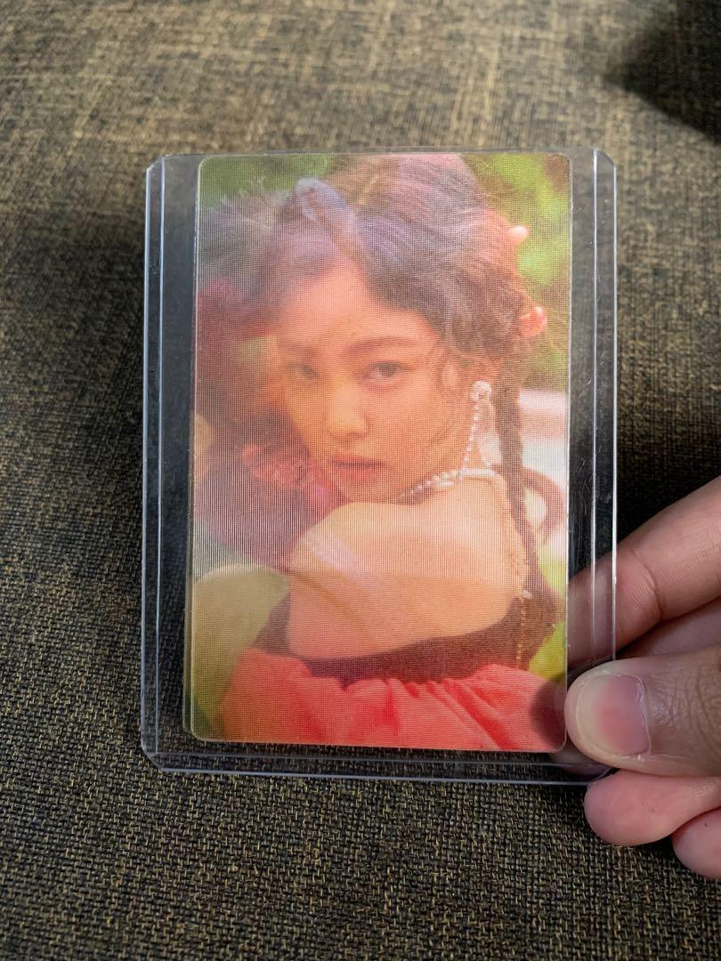 JENNIE SOLO LENTICULAR PHOTOCARD (Rare), Hobbies & Toys