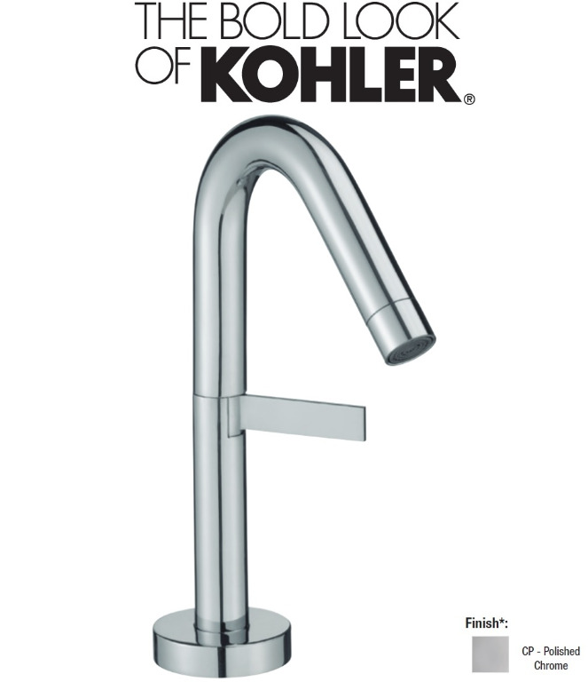 Kohler Stillness basin mixer+touch-activated drain 面盆龍頭連彈跳去水, 傢俬＆家居, 浴室 ...