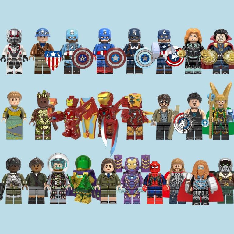 Lego Like Marvel Cinematic Universe Avengers Set 26 Figures Toys Games Toys On Carousell