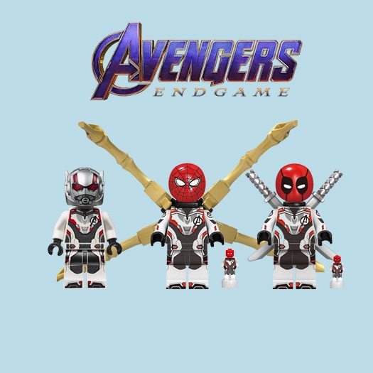 Lego Like Marvel Avengers Endgame Quantum Spider Man Ant Man Deadpool Set 3 Figures Toys Games Toys On Carousell