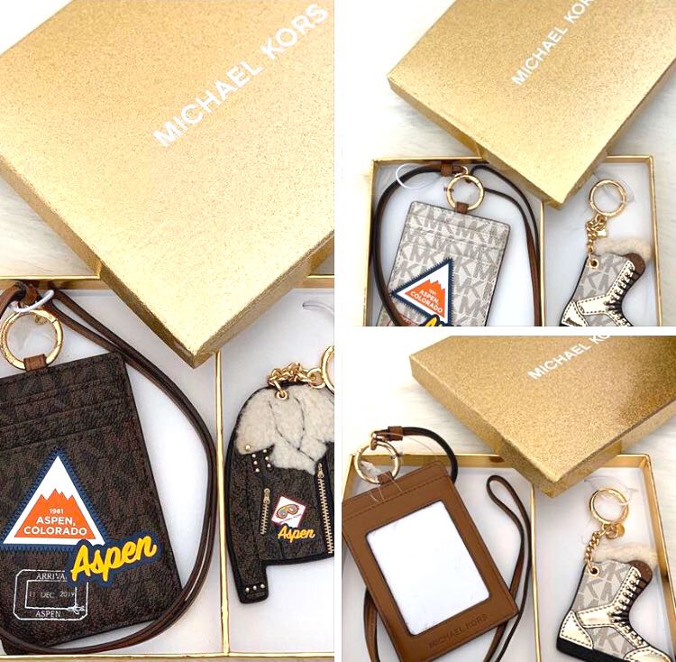 Michael Kors Aspen ID Lanyard ID Case ID Holder with Keychein from USA,  Luxury, Accessories on Carousell