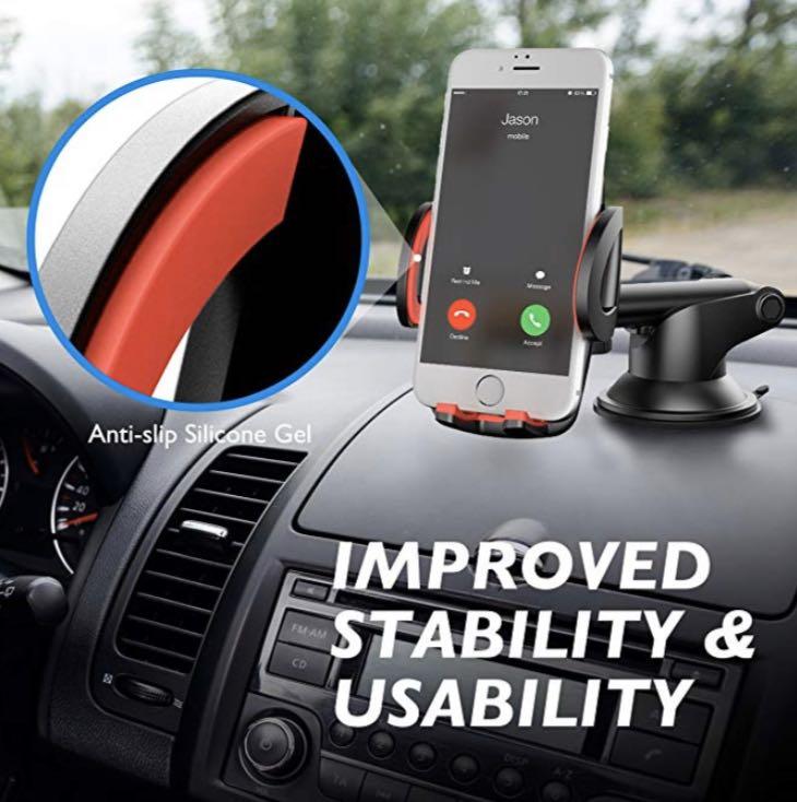 (MJ964) Mpow Phone Holder for Car, Dashboard Phone Mount with