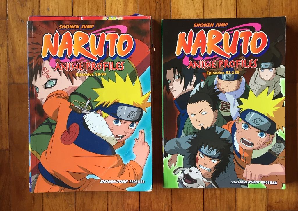 Naruto Shonen Jump Anime Profiles English Books Stationery