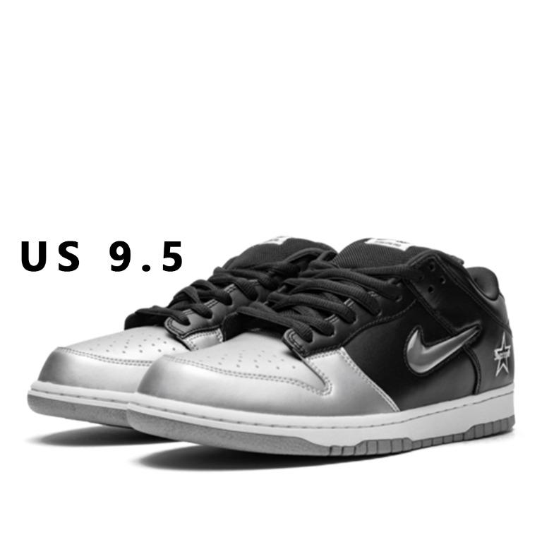 nike silver swoosh