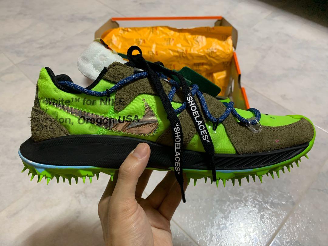 NIKE ZOOM TERRA KIGER 5 OFF WHITE Electric Green W CD8179 300