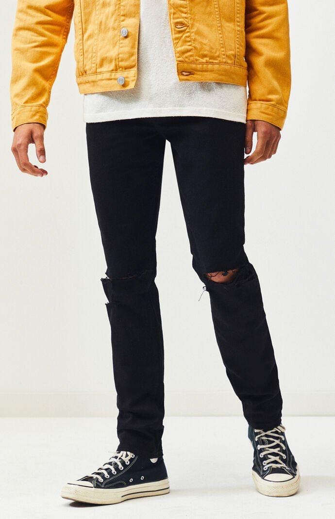 pacsun black ripped jeans