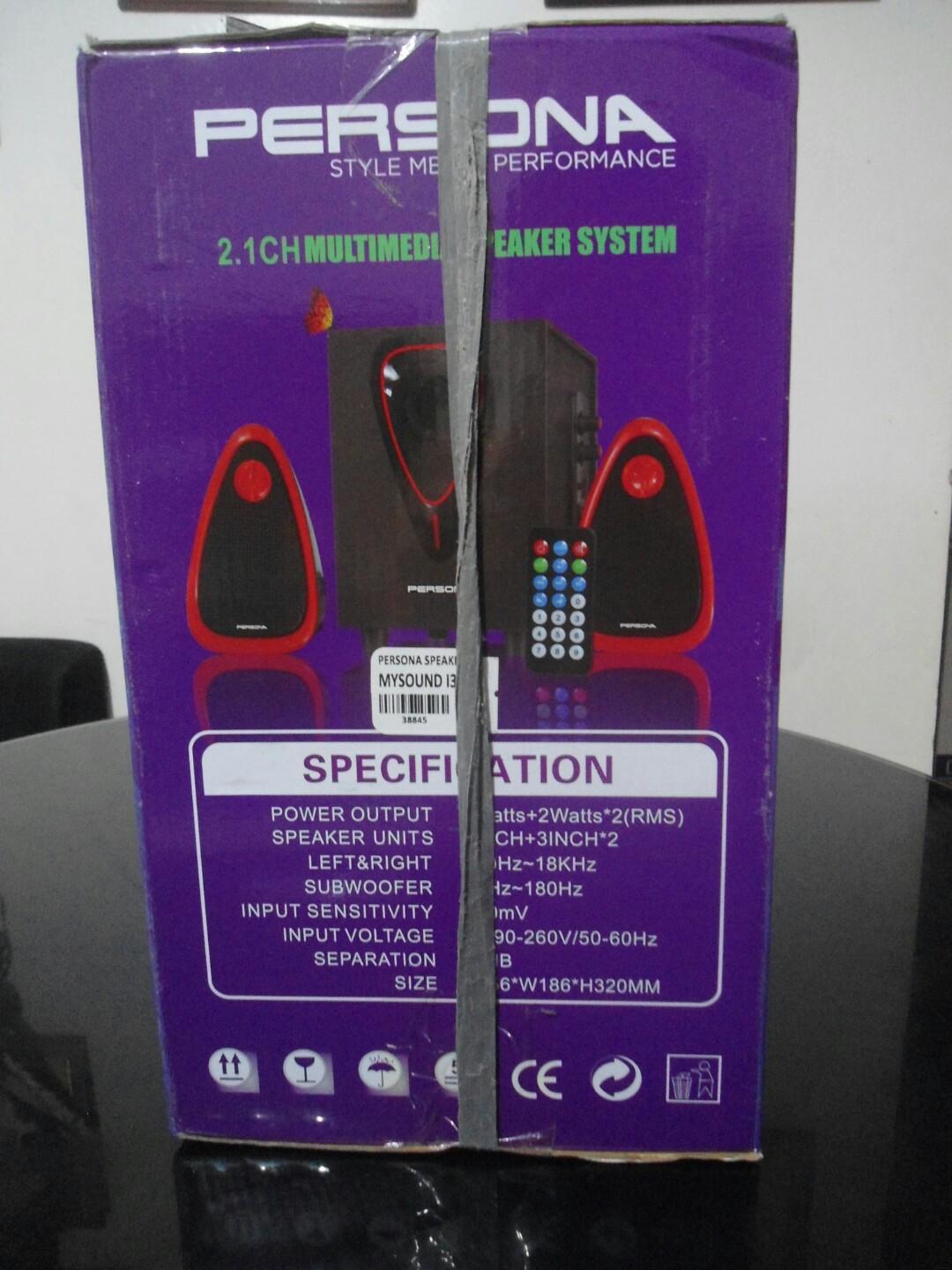 PERSONA Style Meets Performance (Category: Other Audio Equipment) located in Makati City. Submitted by chipipaypresyo (Listing ID 271944268, Image 2). Description: Never pang na open, pwede pang bawasan ang price. Legit at may resibo from silicon RFS: Libre lang sa binili laptop at di kelangan Pm lang via viber.