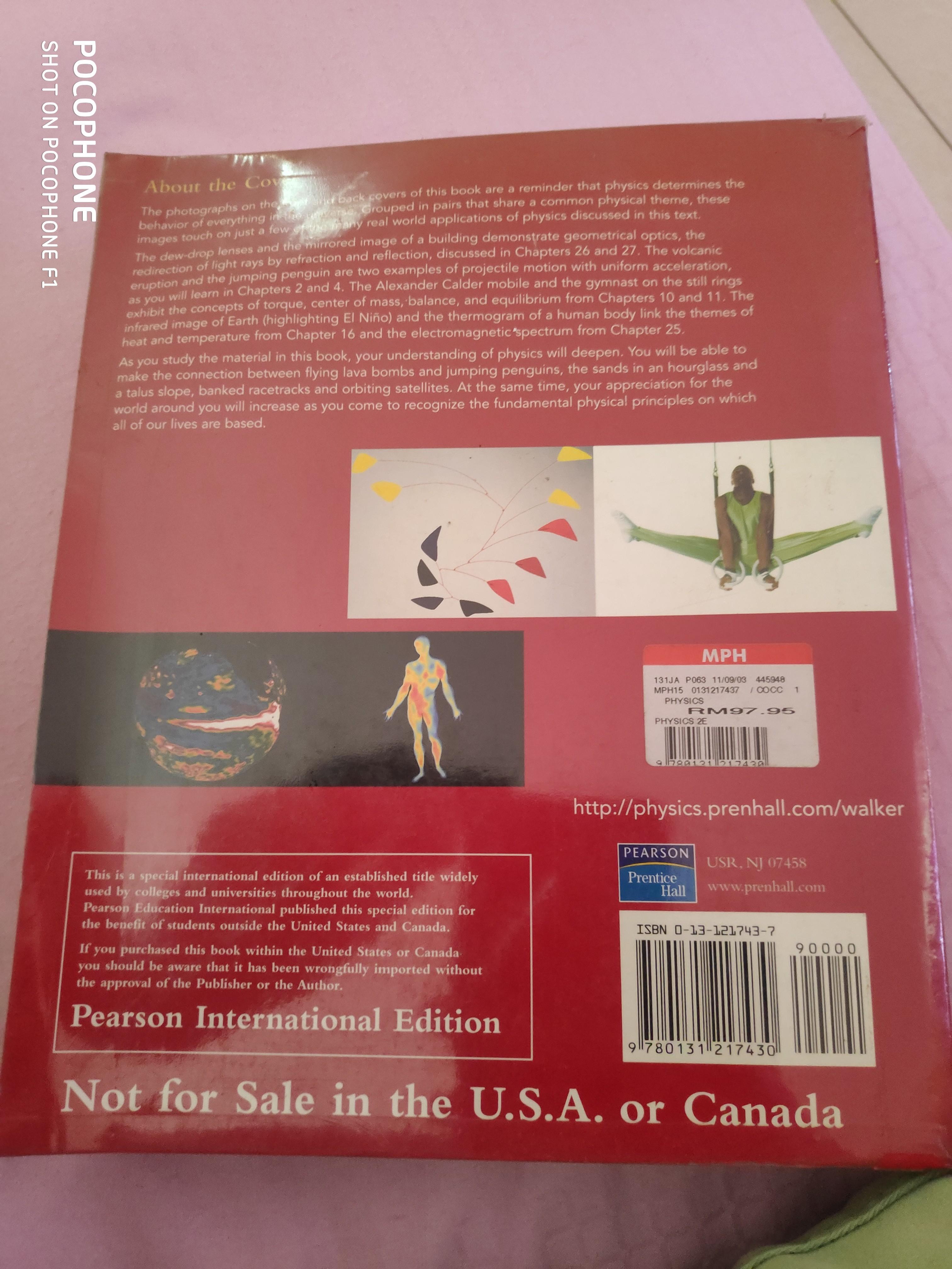 PHYSICS Second Edition (Category: Textbooks) located in Sungai Petani. Submitted by kumaran000 (Listing ID 271846110, Image 3). Description: Book in perfect condition.
