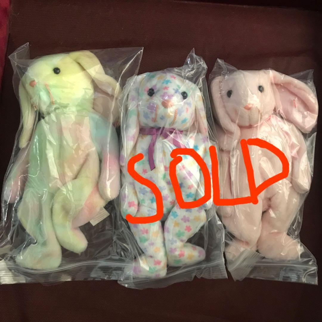 Easter bunny beanie babies sales