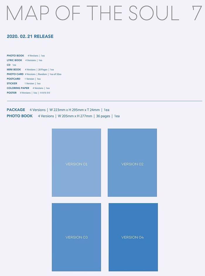Price Confirmed Bts Map Of The Soul 7 Album Preorder With Po Gift Hobbies Toys Memorabilia Collectibles K Wave On Carousell