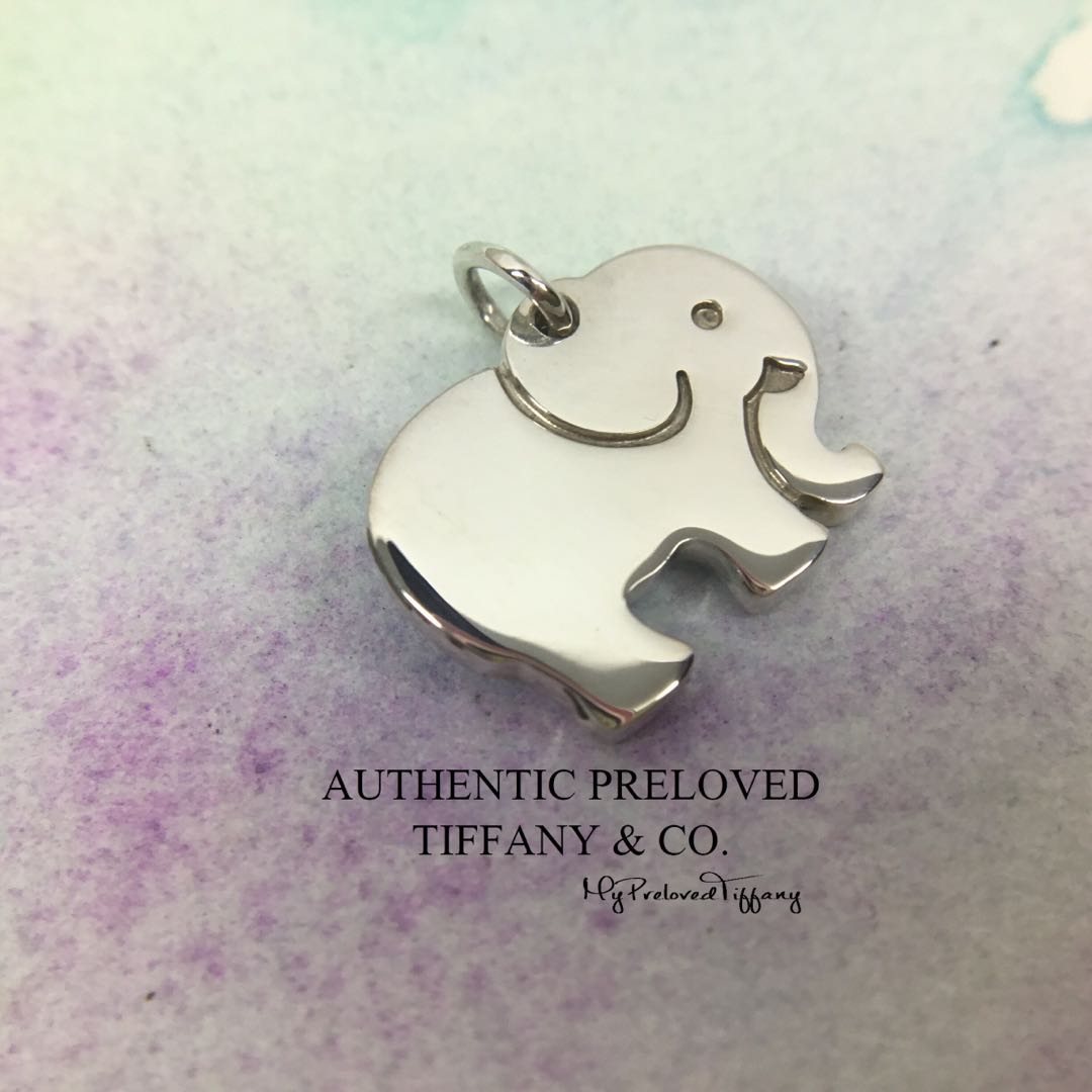Never Forgets Elephant Silver Charm 
